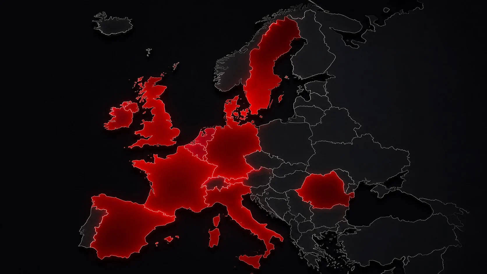 Carte de l'Europe et réglementation du CBD selon les pays