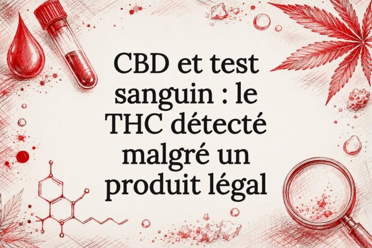 Carte d'identification illustrant le CBD et la détection du THC
